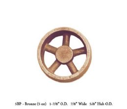 FWC-5BP 1 7/8 Dia x 7/8  width x 5/8 hub dia Bronze Flywheel Casting